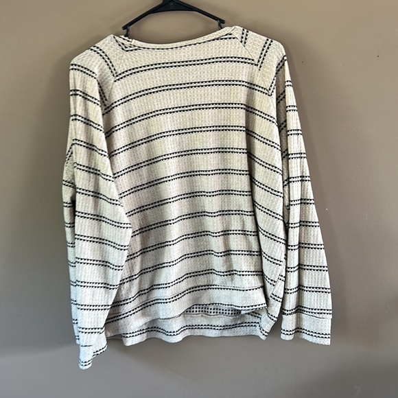 Endless blu striped long sleeve, waffle knit - Picture 2 of 2